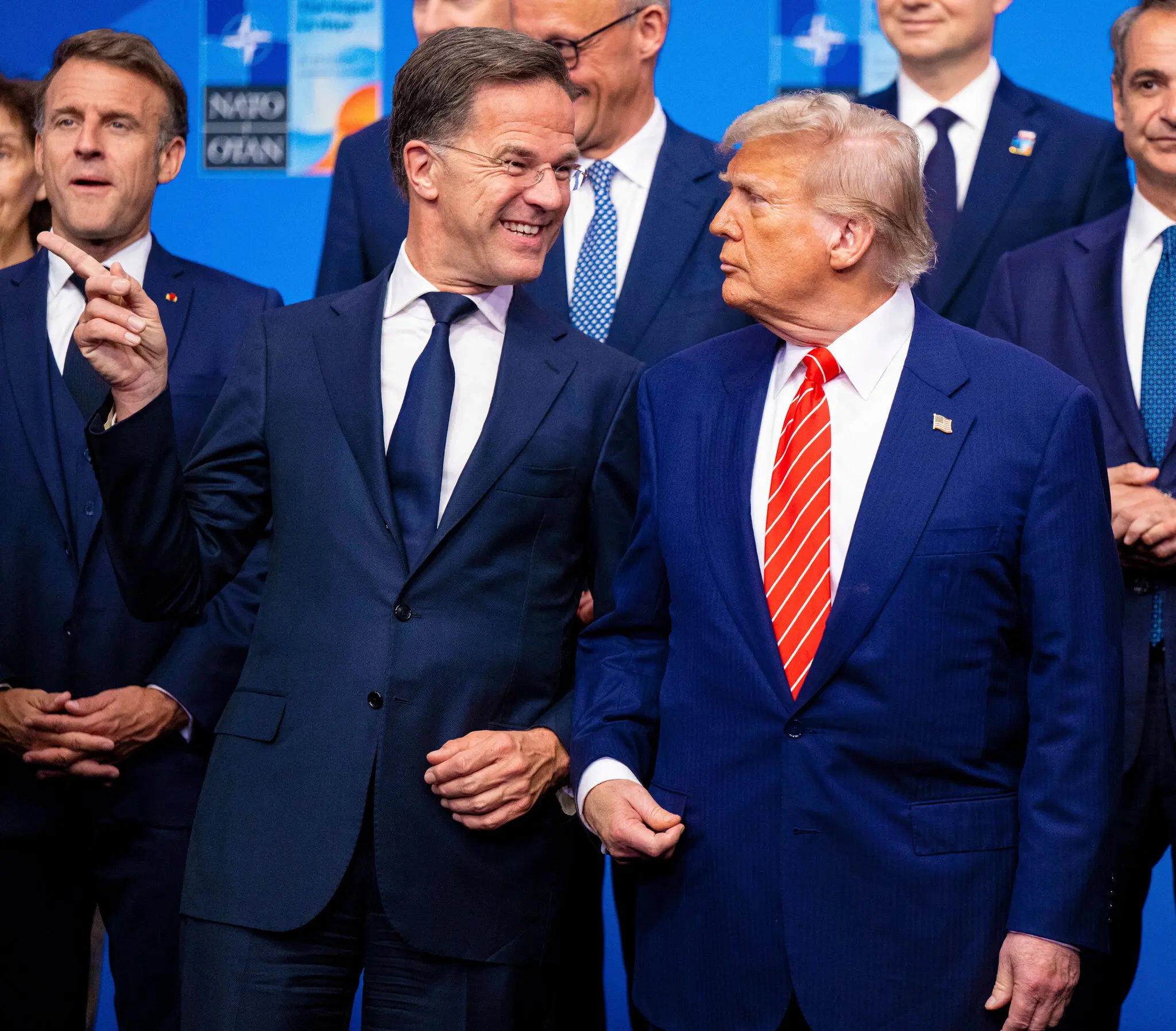 Марк Рютте та президент Трамп на нещодавньому саміті НАТО в Нідерландах.